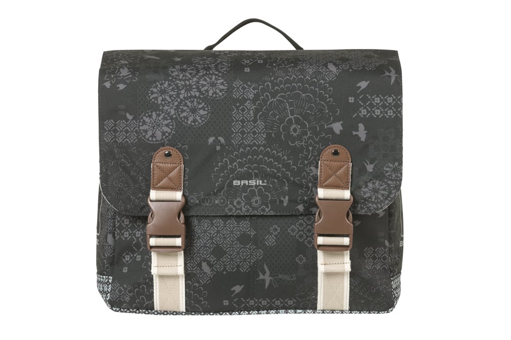 Basil Basil Bohème MIK - Dubbele Fietstas - 35 Liter - Zwart