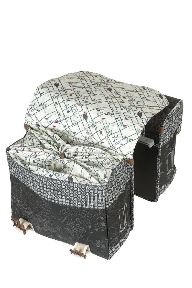 Basil Basil Bohème MIK - Dubbele Fietstas - 35 Liter - Zwart