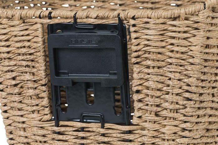 Basil Basil Bremen Rattan Look KF - Fietsmand - Voorop - Bruin