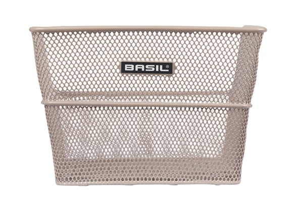 Basil Basil Cento Flower - Fietsmand - Achterop - Nude Metallic