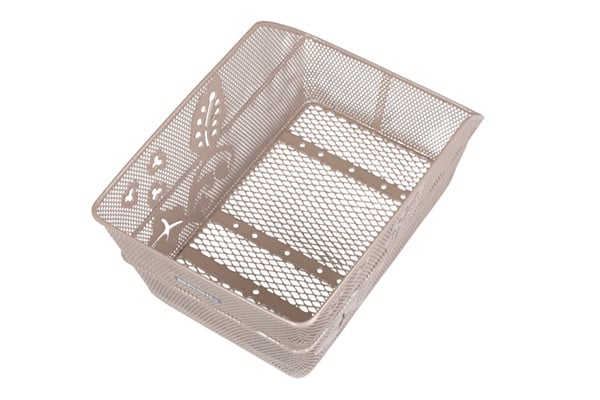 Basil Basil Cento Flower - Fietsmand - Achterop - Nude Metallic