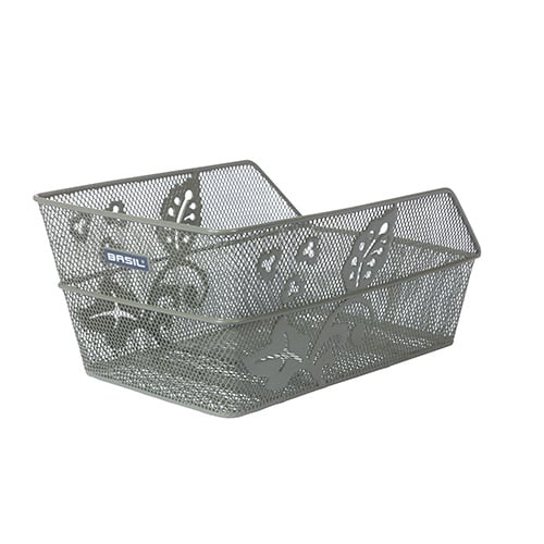 Basil Basil Cento Flower- Fietsmand - Achterop - Olive Green