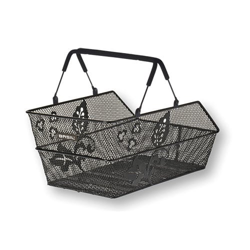 basil Basil Cento Flower Multi - fietsmand - achterop - zwart