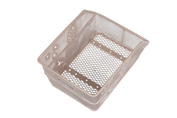 Basil Basil Cento Flower S - Fietsmand - Achterop - Nude Metallic