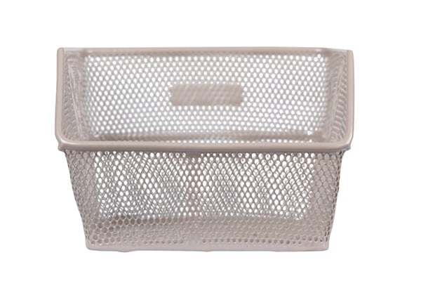 Basil Basil Cento Flower S - Fietsmand - Achterop - Nude Metallic