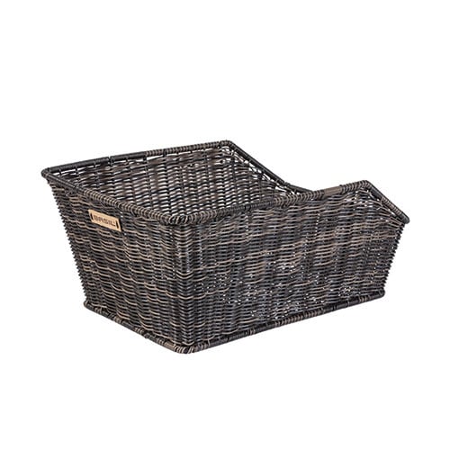 basil Basil Cento Rattan Look WSL - fietsmand - achterop - inclusief Basil WSL systeem - bruin