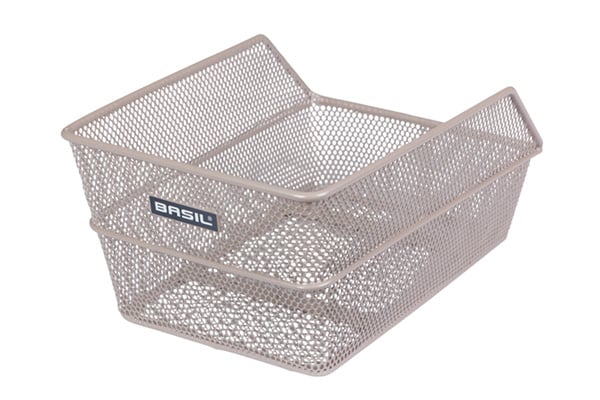 basil Basil Cento S - fietsmand - achterop - nude metallic