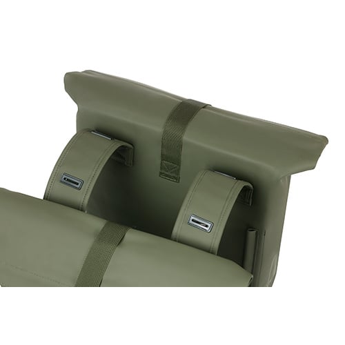 Basil Basil City - Dubbele Fietstas - 28-32 Liter – Moss Green