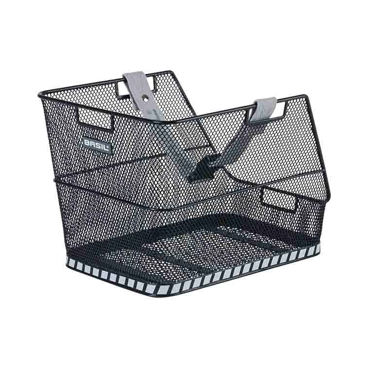 basil Basil Class - schooltas fietsmand - achterop - zwart