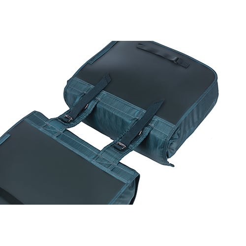 Basil Basil Elegance - Dubbele Fietstas - 40-49 Liter - Estate Blauw