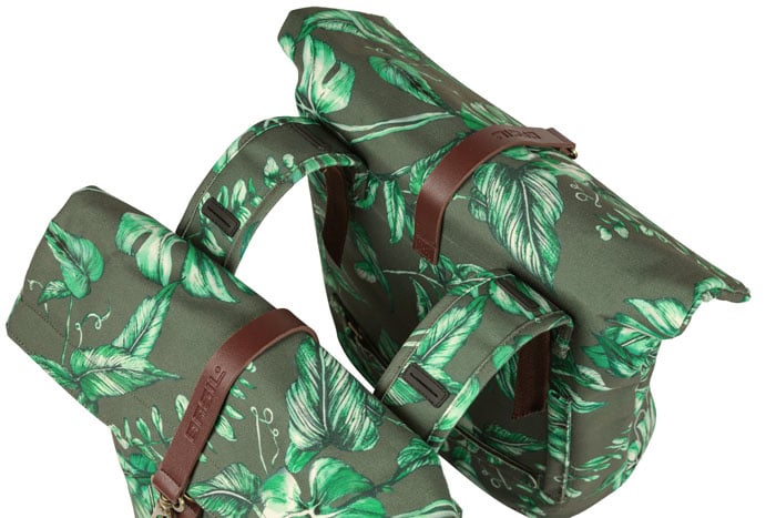 Basil Basil Ever-Green - Dubbele Fietstas - 28-32 Liter - Thyme Groen