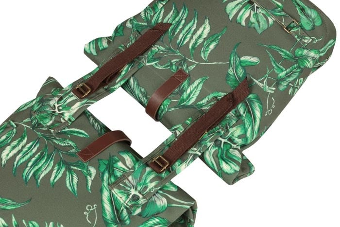 Basil Basil Ever-Green - Dubbele Fietstas - 28-32 Liter - Thyme Groen