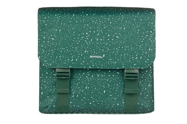 Basil Basil Flair - Dubbele Fietstas MIK - 35 Liter - Groen