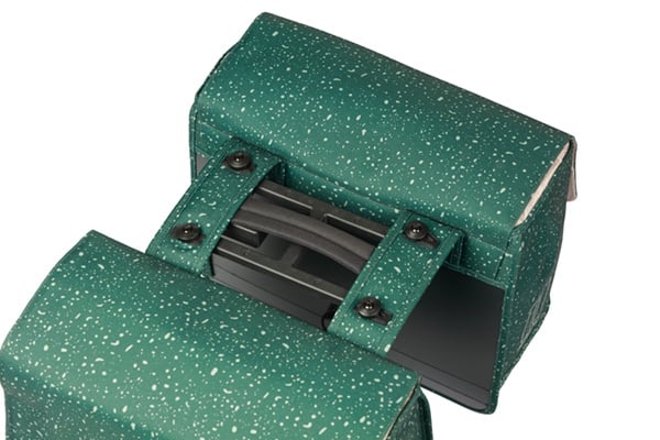 Basil Basil Flair - Dubbele Fietstas MIK - 35 Liter - Groen