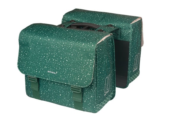 basil Basil Flair - dubbele fietstas MIK - 35 liter - groen
