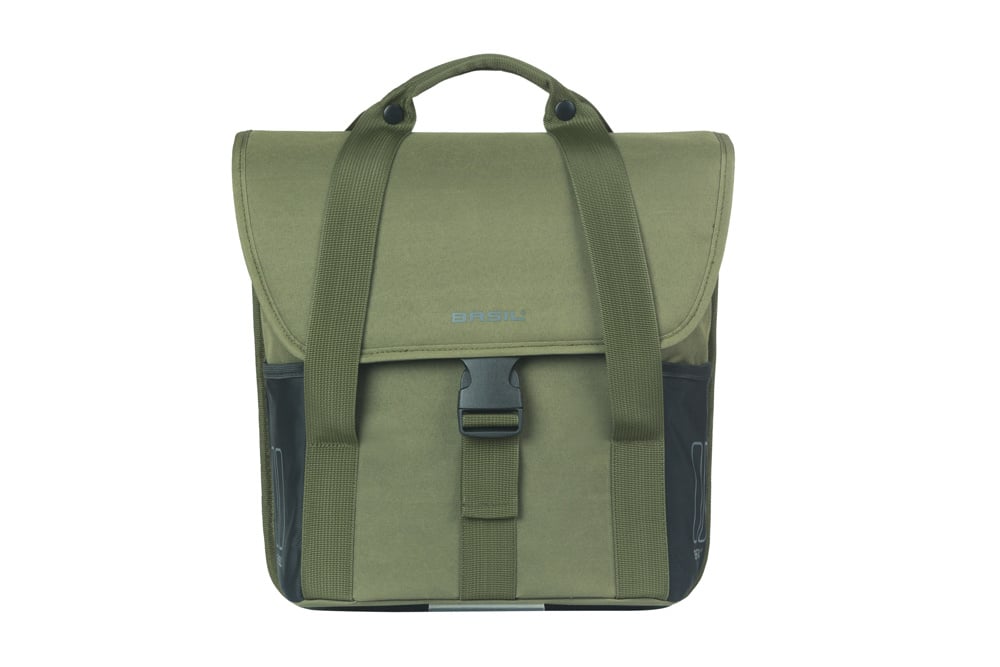 Basil Basil GO - Enkele Fietstas - 16 Liter - Donkergroen