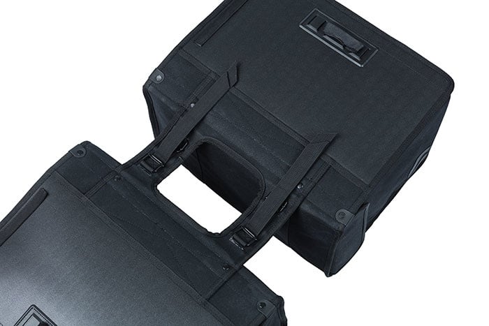 Basil Basil Kavan Eco Classic - Dubbele Fietstas - 58 Liter - Zwart