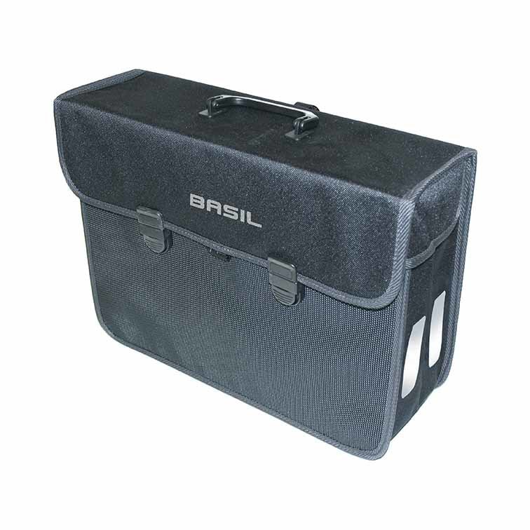 basil Basil Malaga XL - enkele fietstas - 17 liter - zwart