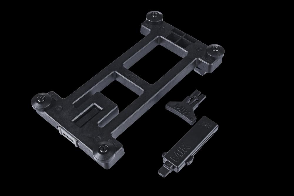 basil MIK - bagagedragerplaat – zwart