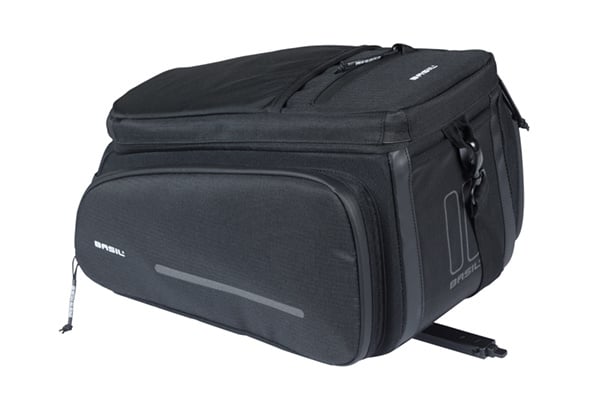 basil Basil Move - bagagedragertas MIK - 10-26 liter - zwart