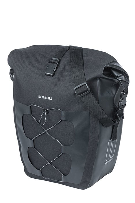basil Basil Navigator Waterproof L - enkele fietstas - 25-31 liter - zwart