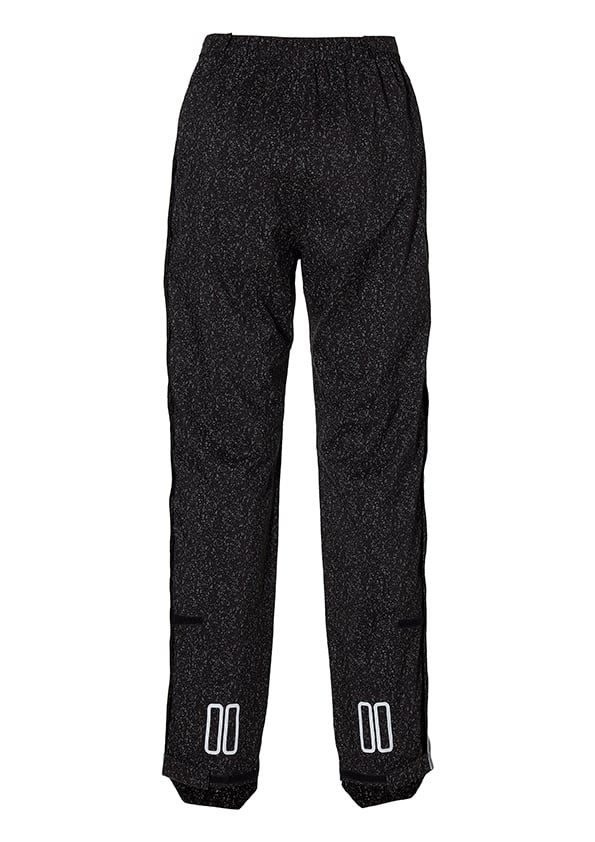 Basil Basil Skane HiVis Fietsregenbroek - Dames - Zwart