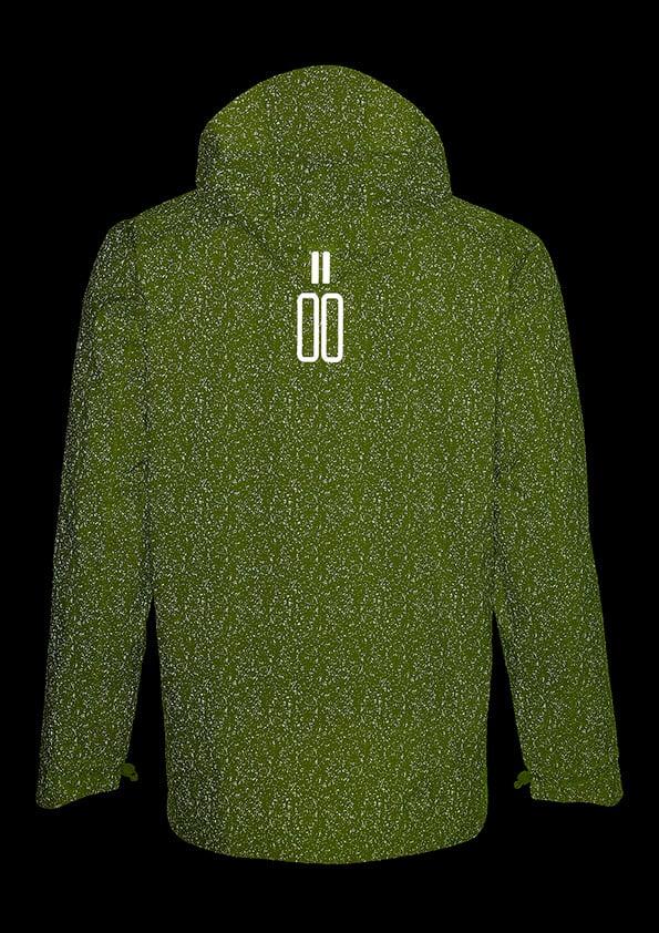 Basil Basil Skane HiVis Fietsregenjas - Heren - Neongeel