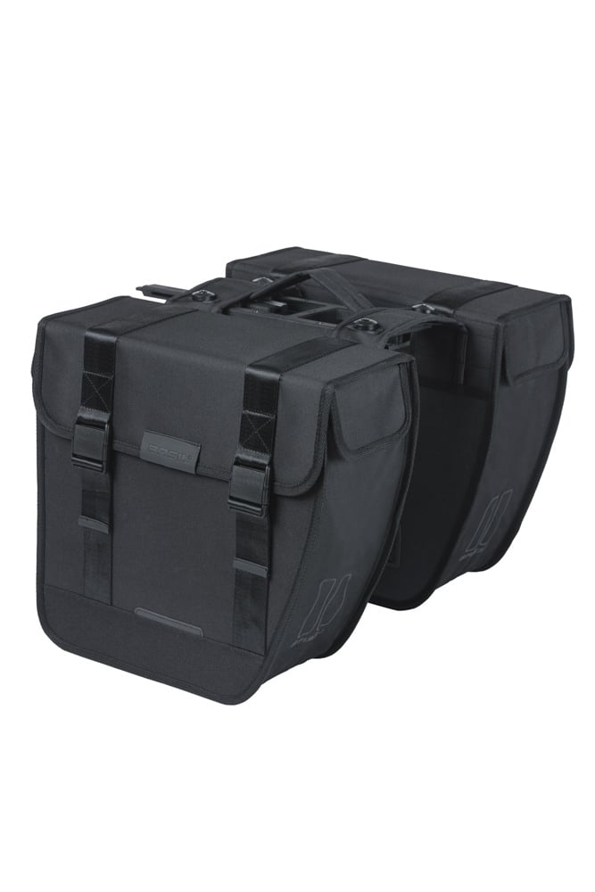 Basil Basil Tour - Dubbele Fietstas MIK - 28 Liter - Zwart