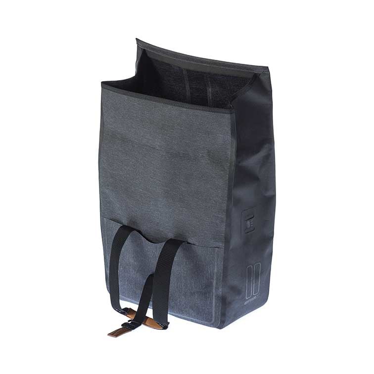 Basil Basil Urban Dry - Fietsshopper - 25 Liter - Charcoal Melee