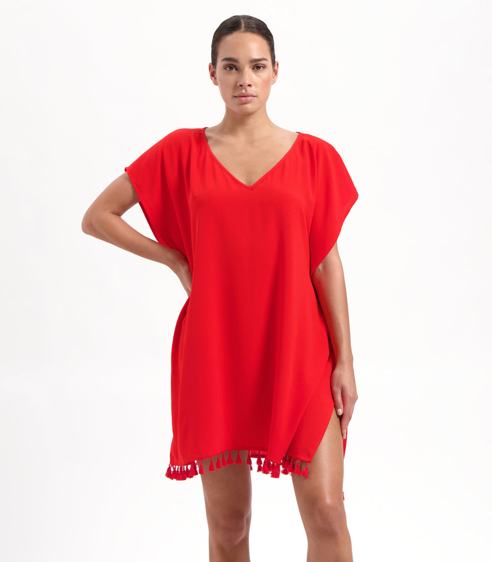 beachlife Fiery Red tuniek