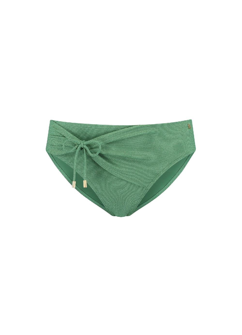 Beachlife Green Shimmer Hoog Bikinibroekje