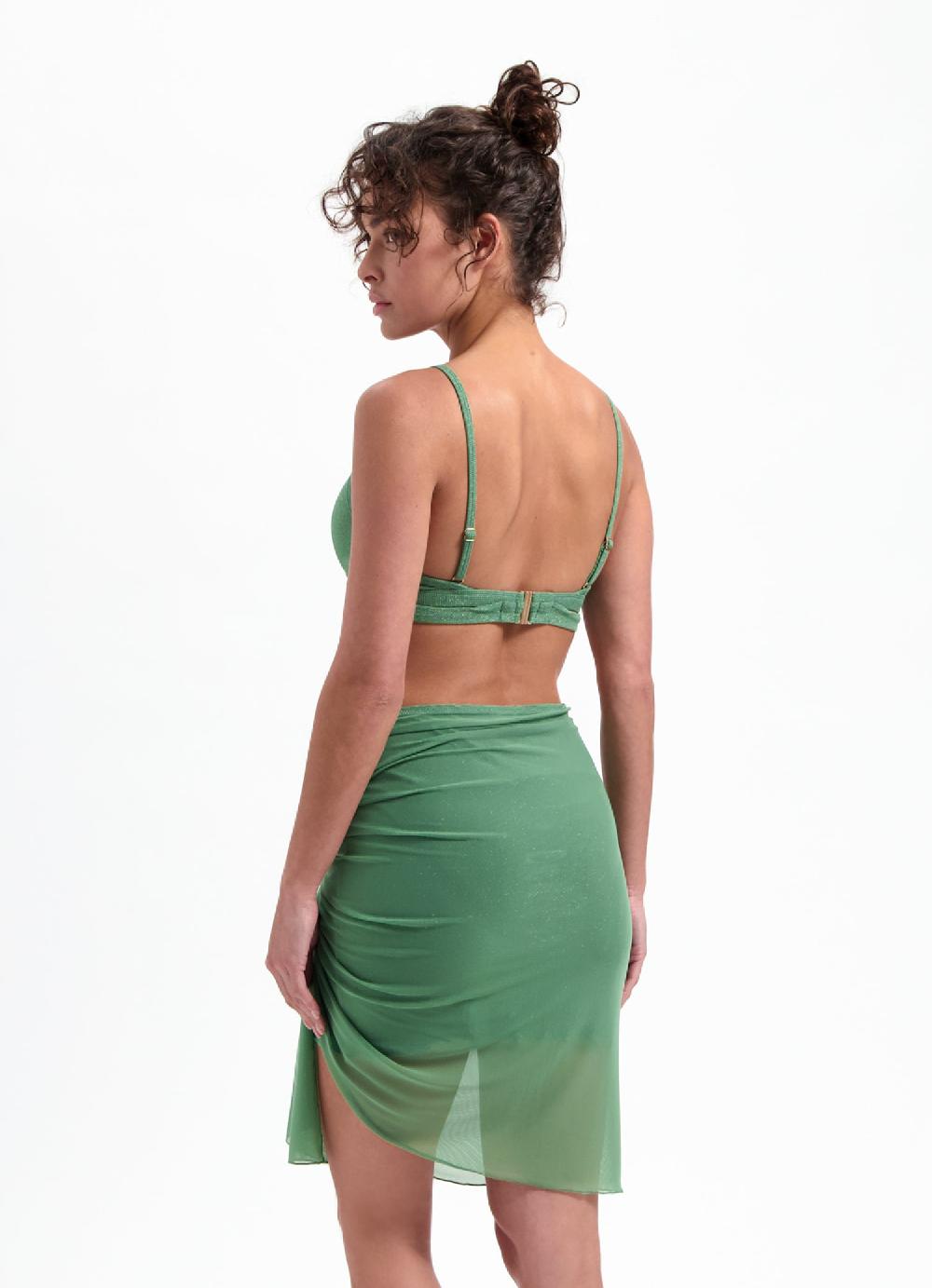 Beachlife Green Shimmer Pareo