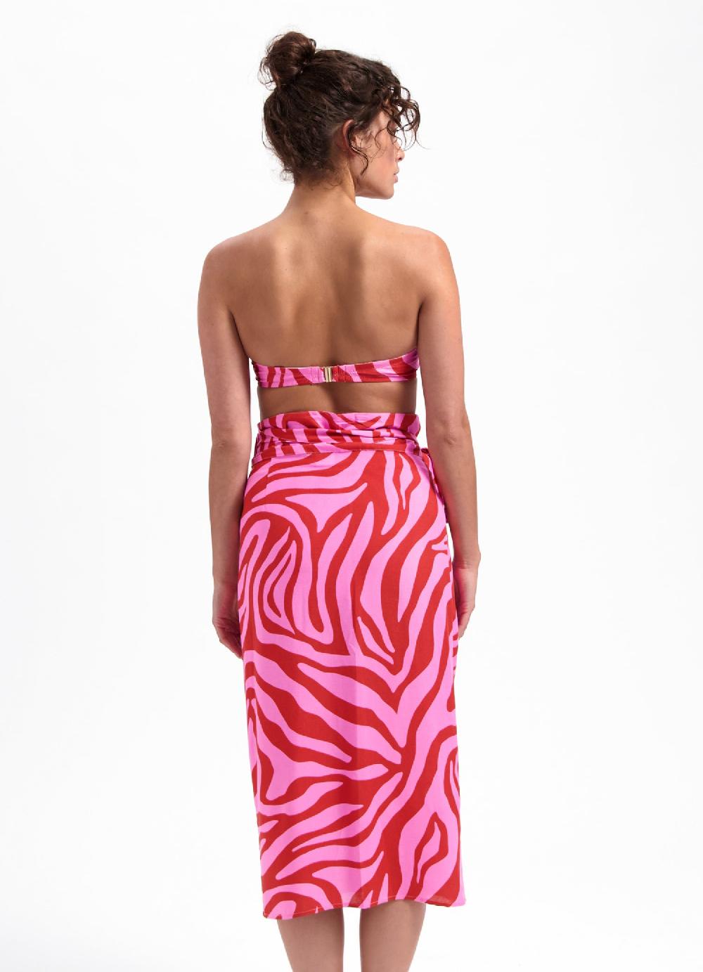 Beachlife Pink Zebra Overslagrok