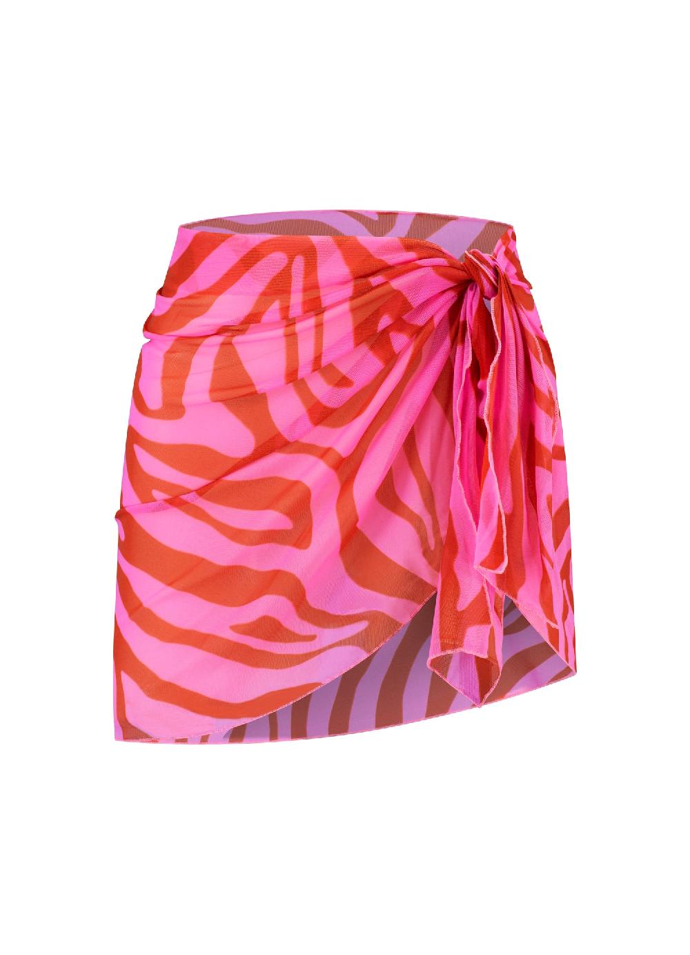 Beachlife Pink Zebra Sarong