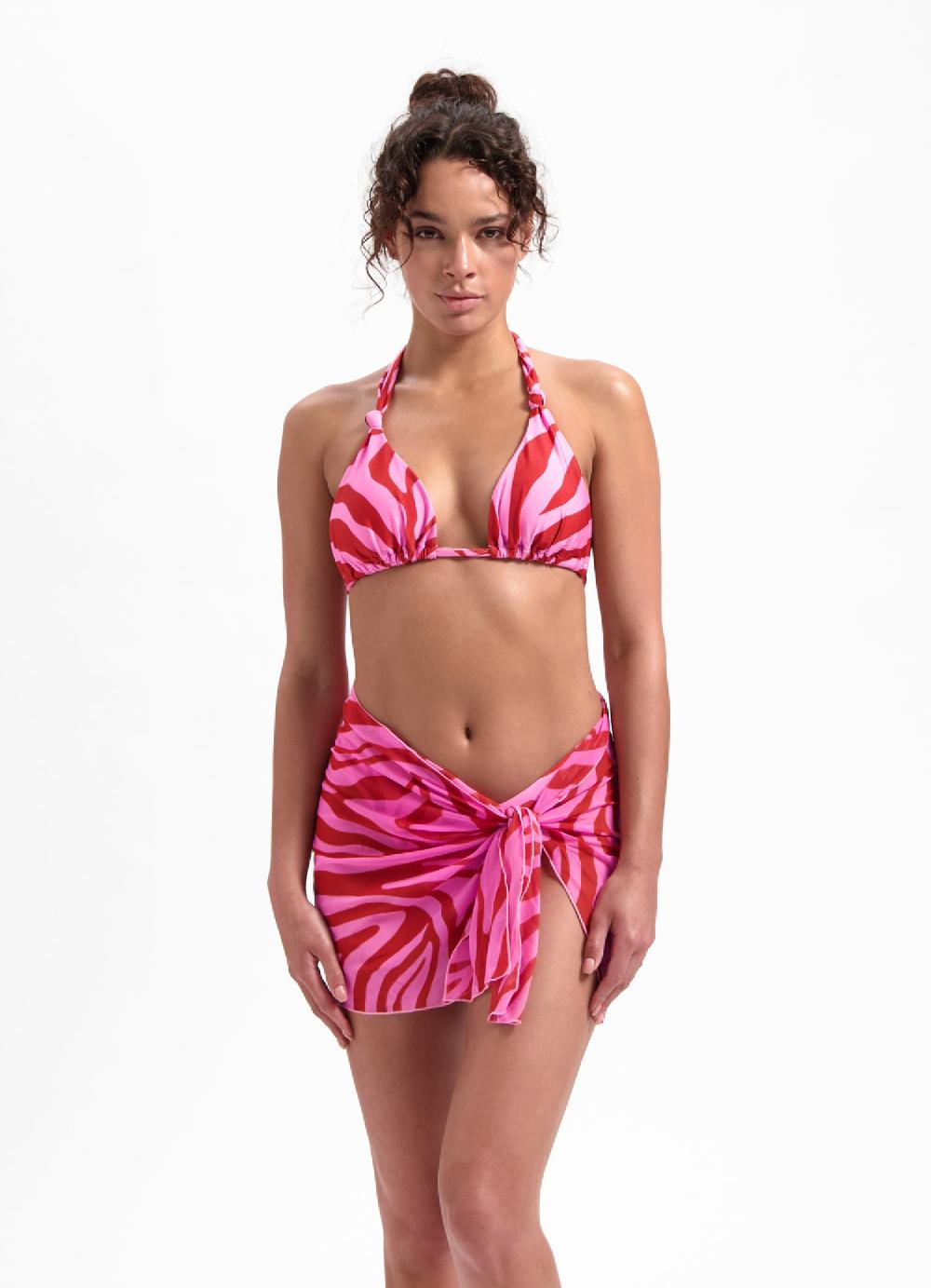 beachlife Pink Zebra sarong
