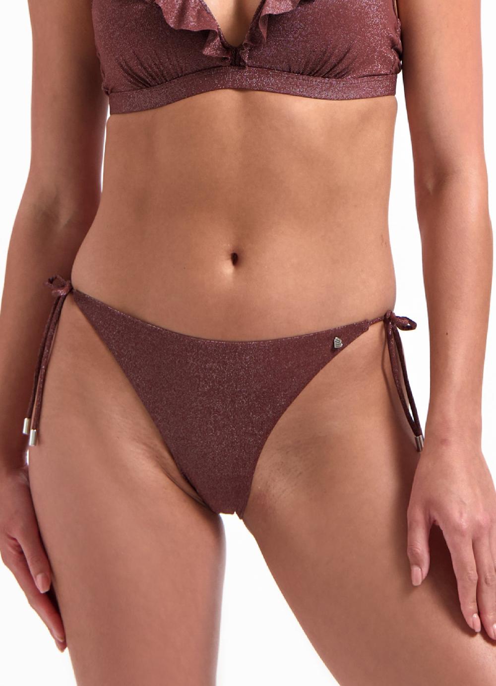 beachlife Raisin Glitter strik bikinibroekje