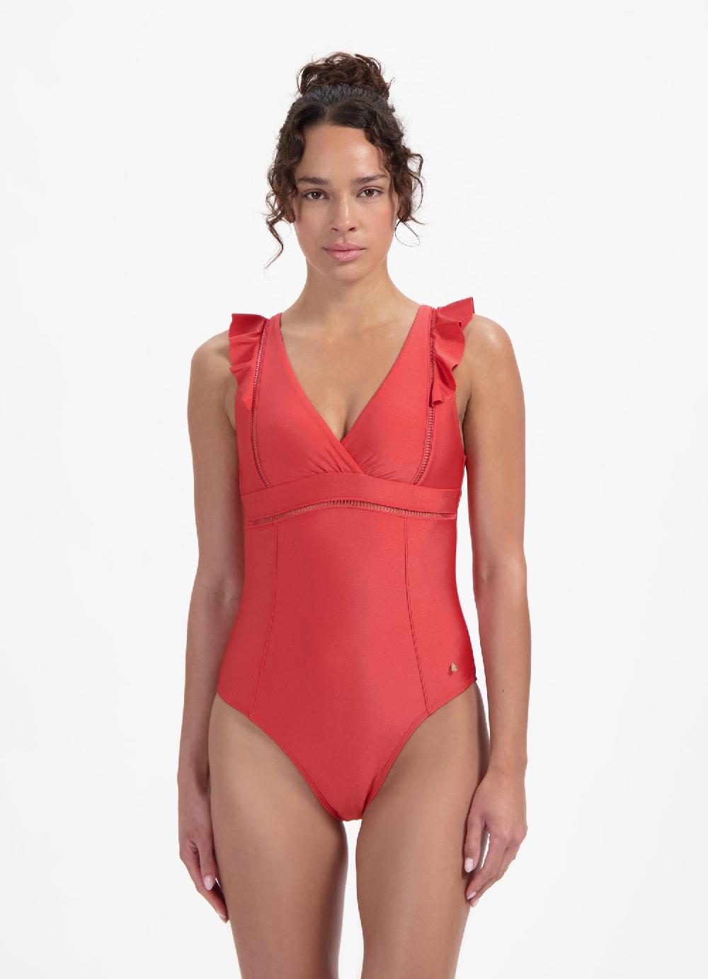 beachlife Red Shine ruches badpak