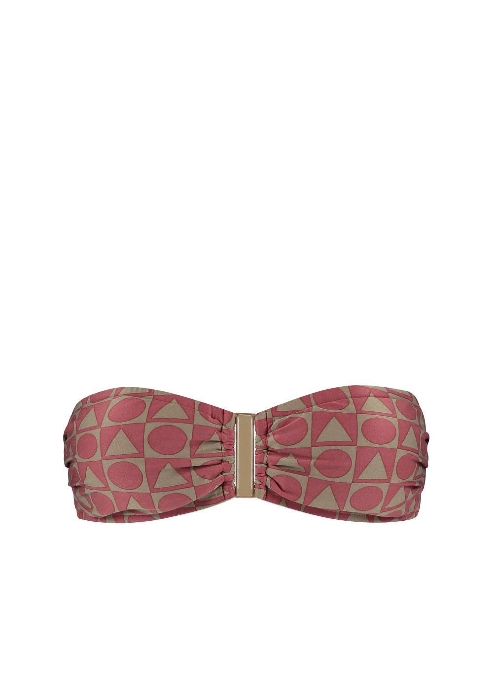 Beachlife Rouge Graphics Bandeau Bikinitop