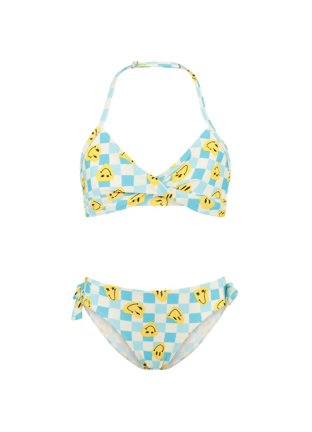 beachlife Smileys meisjes twist bikiniset