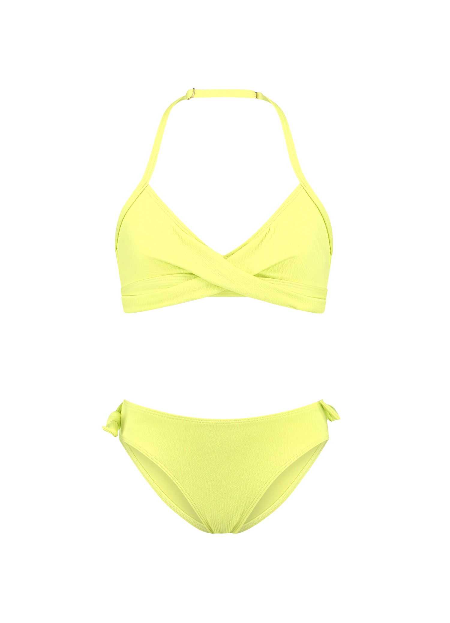 beachlife Sunny Lime meisjes twist bikiniset