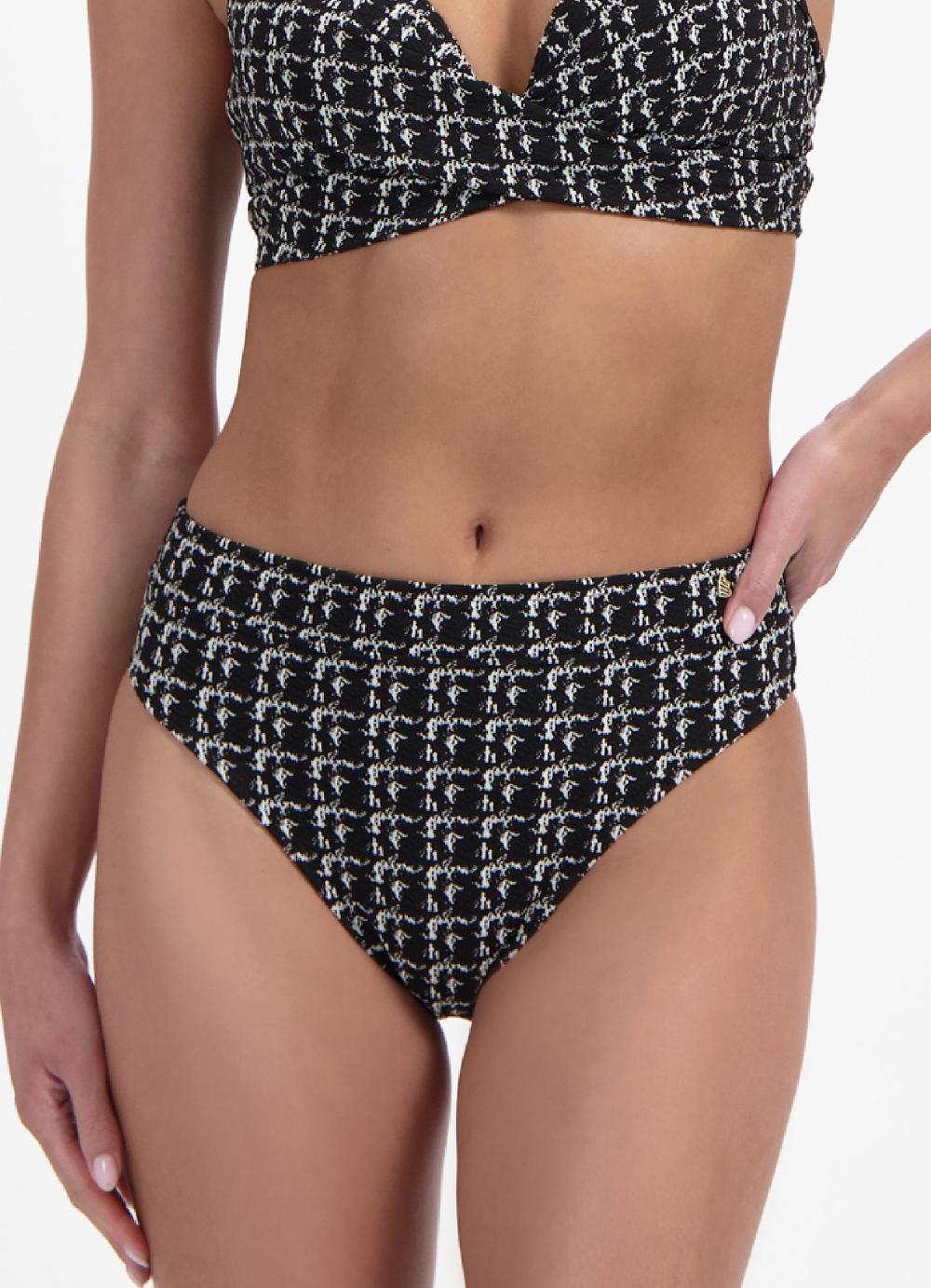 beachlife Tweed Vibes high waist bikinibroekje