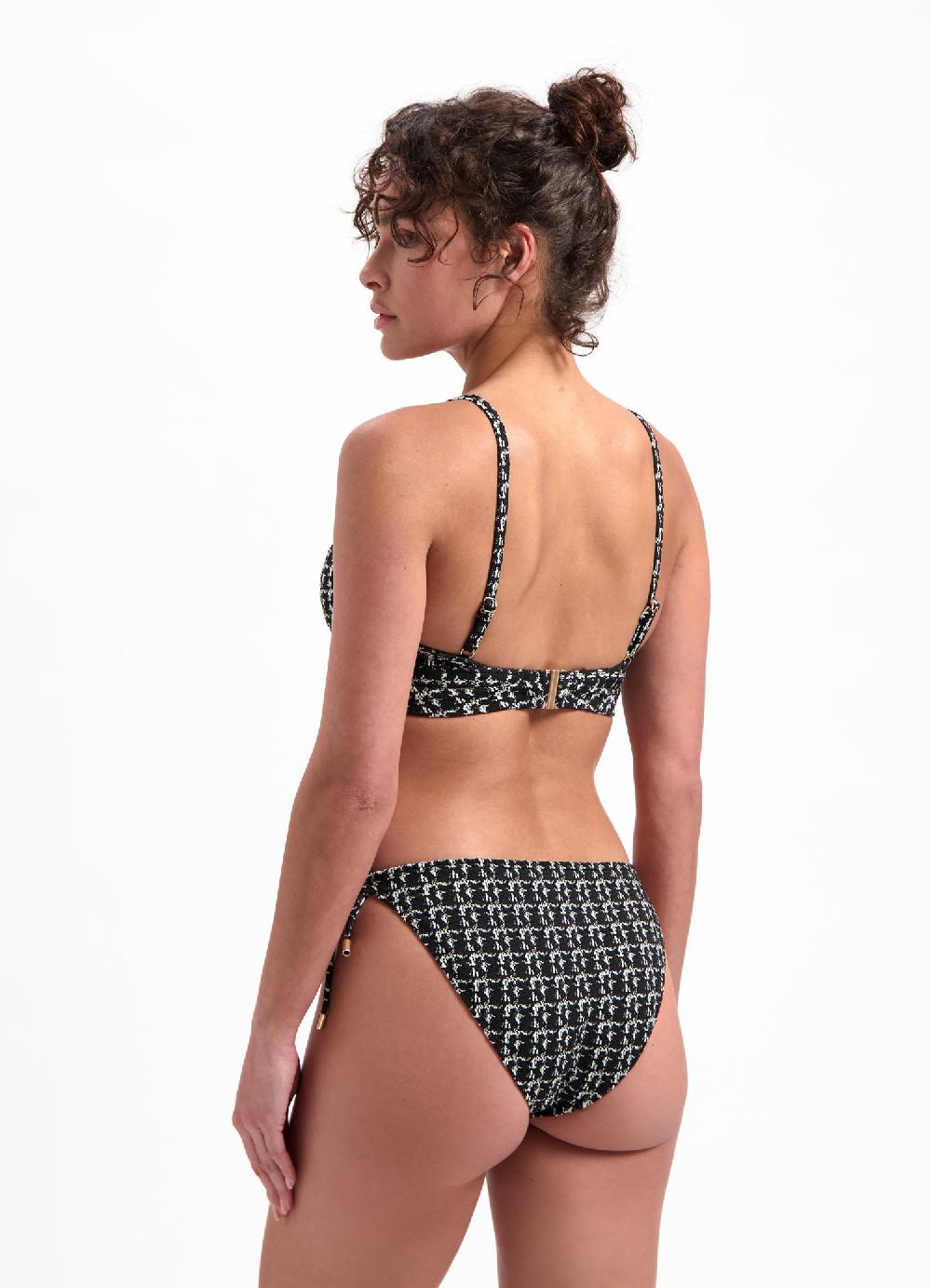 Beachlife Tweed Vibes Twist Bikinitop