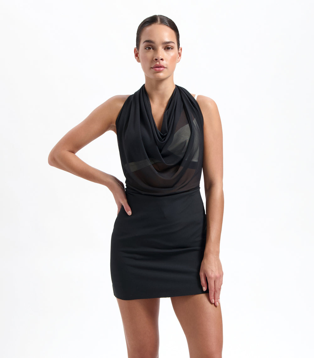 Beachlife Vanilla And Black Pareo