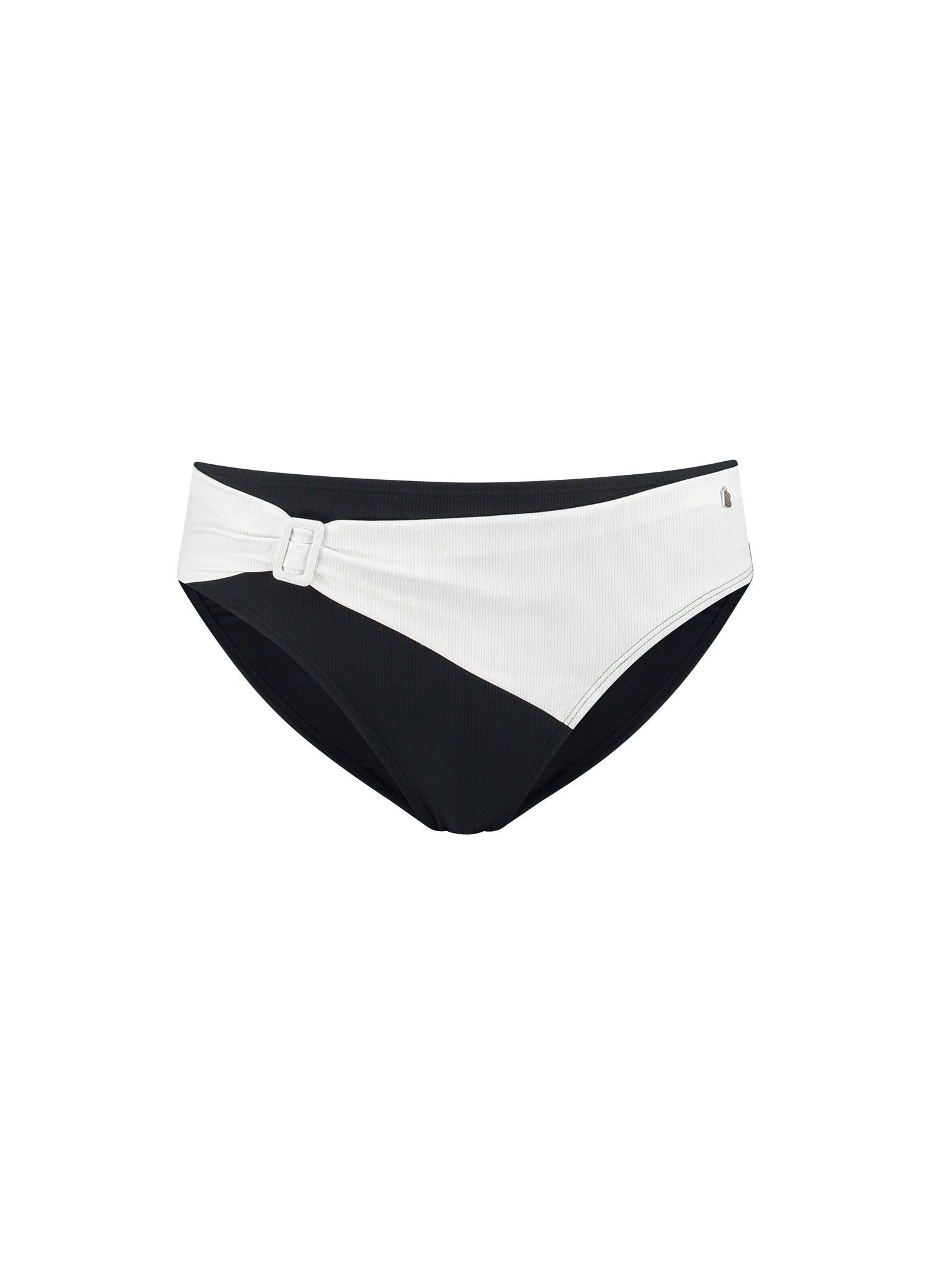 Beachlife Vanilla & Black Bedekkend Bikinibroekje