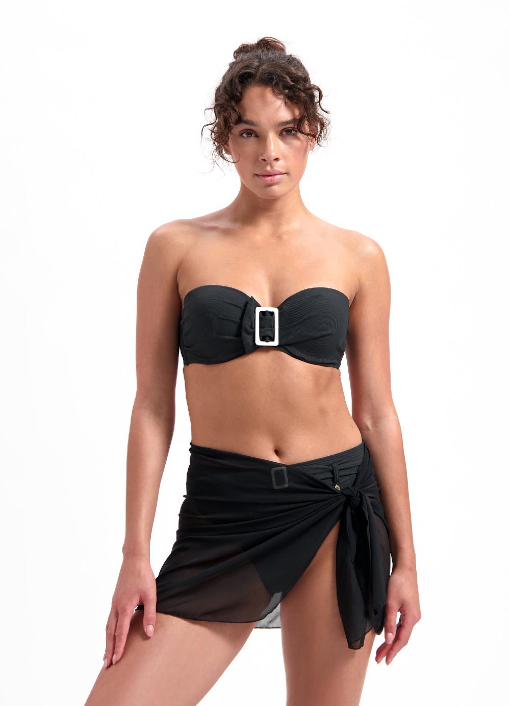 beachlife Vanilla & Black sarong