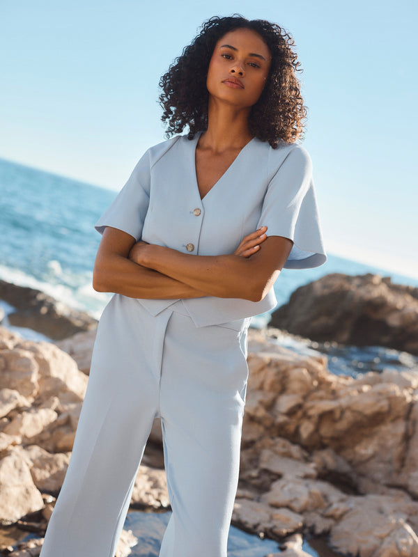 beaumont Babs Blazer lurex Blue