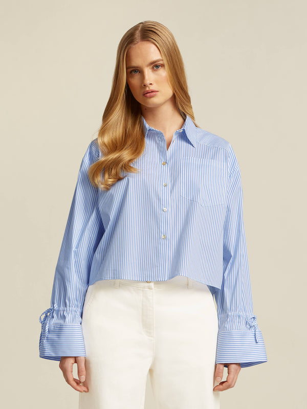 beaumont Bel Blouse Blue