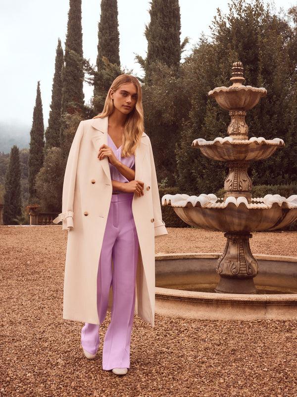 beaumont Dia Trench Coat Orange