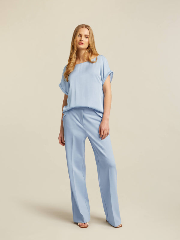 beaumont Hope Pants lurex Blue