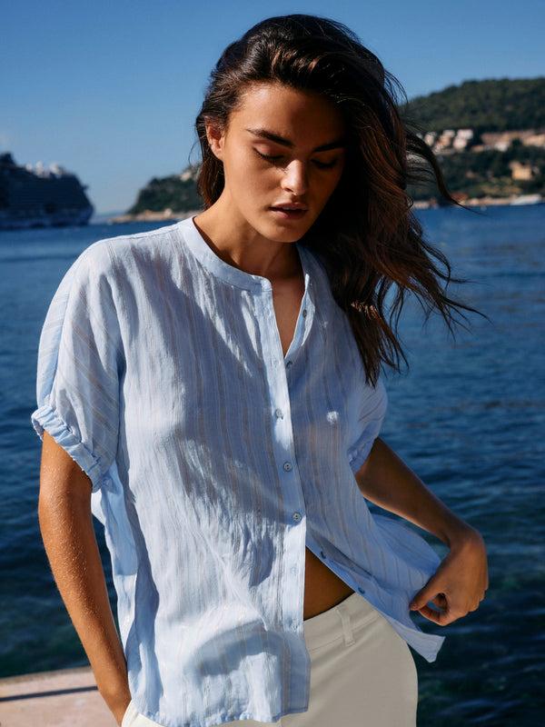 beaumont Ida Blouse Blue